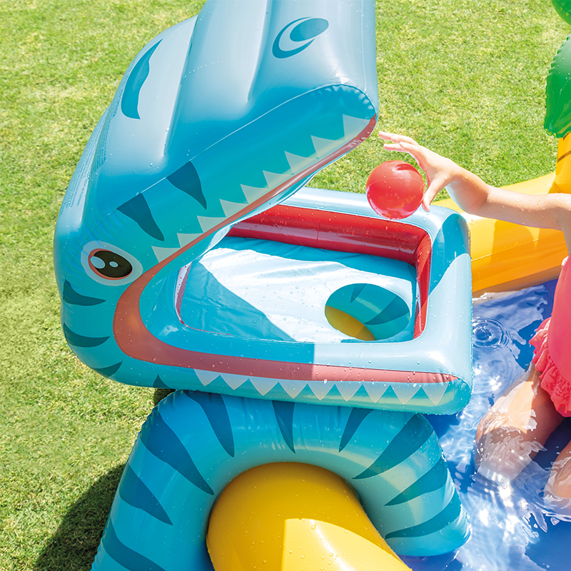 INTEX57444 Dinosaur Volcano Slide Inflatable Pool Baby Sand Ball Pool Inflatable toys wholesale Specification image