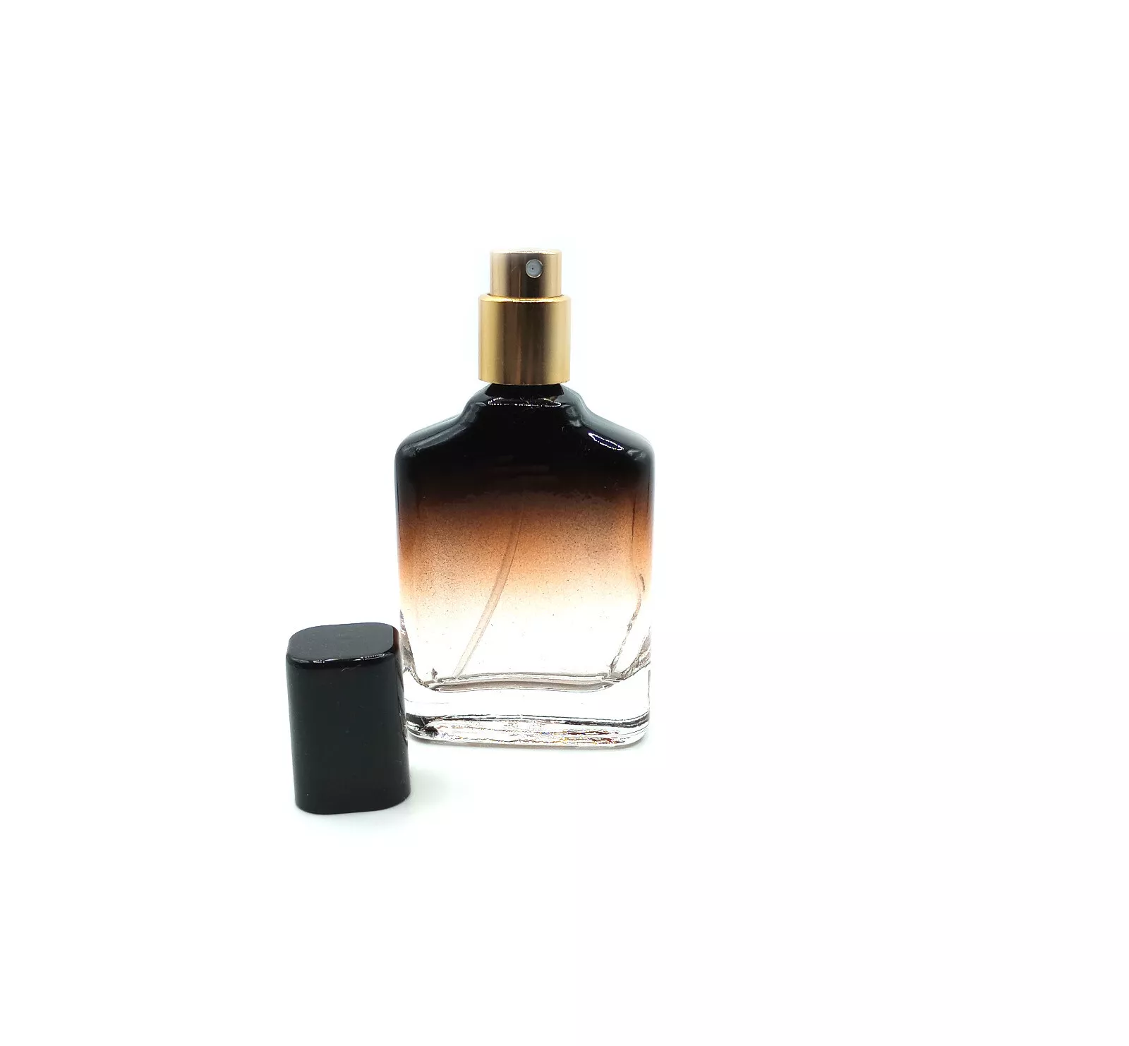 30ml螺口香水瓶玻璃瓶方形玻璃瓶化妆品乳液瓶便携瓶子空瓶详情4