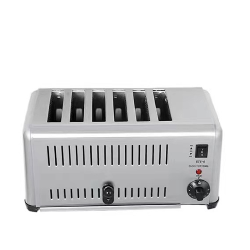 Cross-border export toaster bread machine, commercial 4-slice and 6-slice heating toaster, household sandwich toaster, breakfast toaster, meat sandwich machine factory wholesale