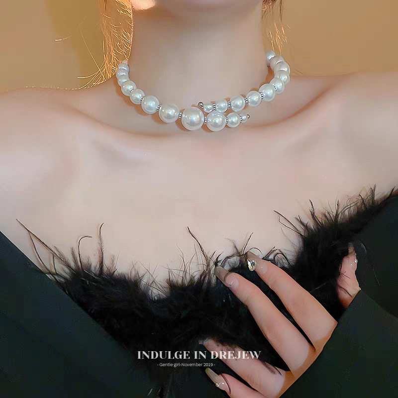 项圈女项链2023新款爆款锁骨链高级感轻奢小众时尚颈链配饰详情图5