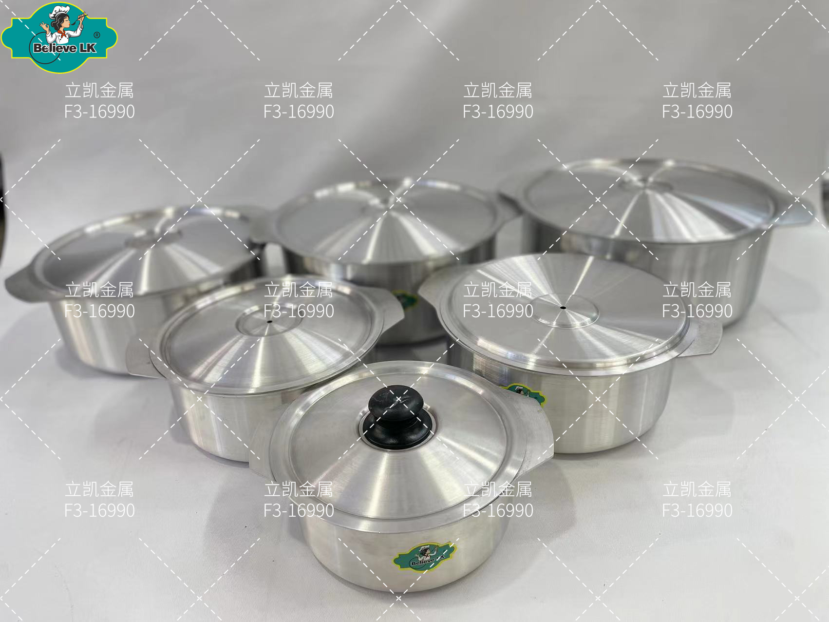 铝制品6pcs 铝汤锅7.2kg