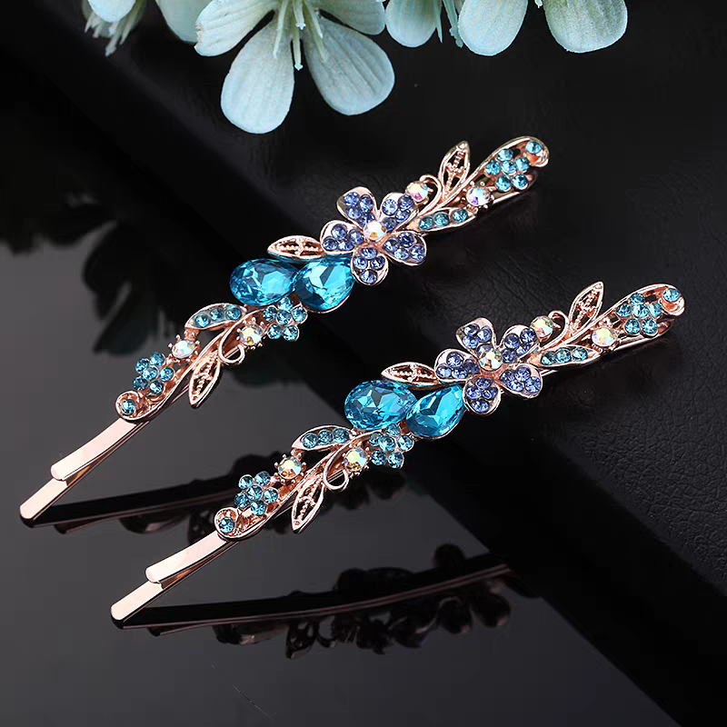 一字夹边夹皇冠头饰成人款 发饰头饰一体 高级气质发梳头饰 精致手工饰品 时尚女士皇冠发饰详情图2