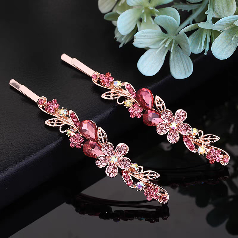 一字夹边夹皇冠头饰成人款 发饰头饰一体 高级气质发梳头饰 精致手工饰品 时尚女士皇冠发饰细节图