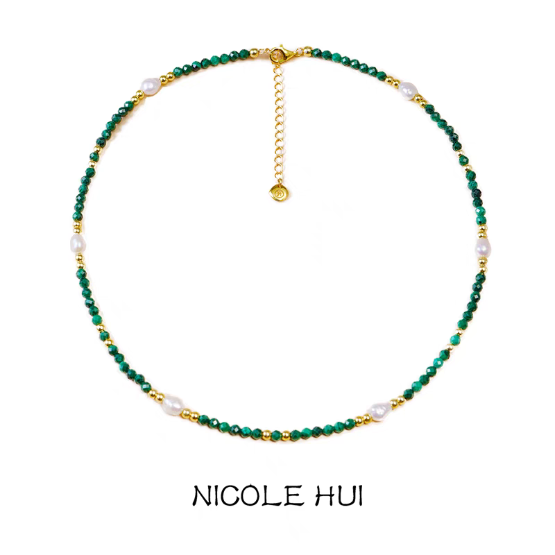 玉石蘑菇项坠 饰品项饰 天珠镶嵌蘑菇石 毛衣链男士长款嘻哈风格 项链女款潮流新款