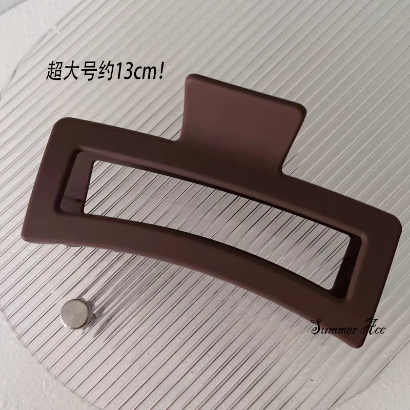 超大号13cm，10.5cm发量多鲨鱼夹抓夹方形发抓后脑勺发夹子头饰盘发发卡女  琳琳饰品详情图8