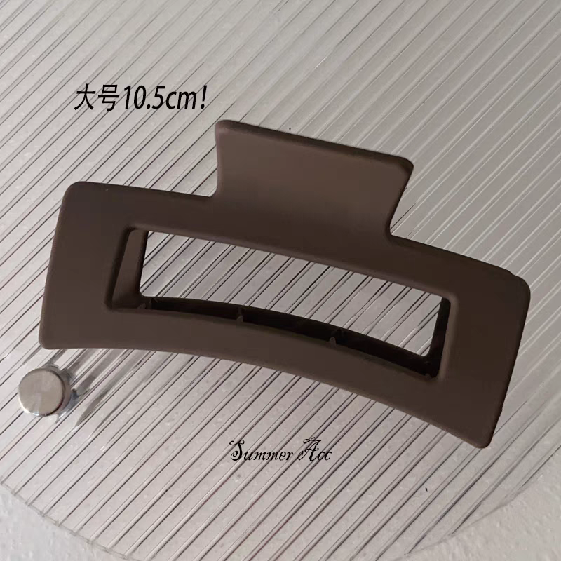 超大号13cm，10.5cm发量多鲨鱼夹抓夹方形发抓后脑勺发夹子头饰盘发发卡女  琳琳饰品详情图5