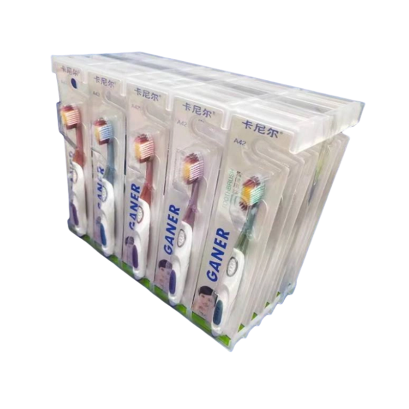 Gamier A42 Toothbrush Spiral Snow Velvet Soft Brush Silk Multi-Angle Cleaning Teeth Non-Slip Handle Free Shipping Item Picture