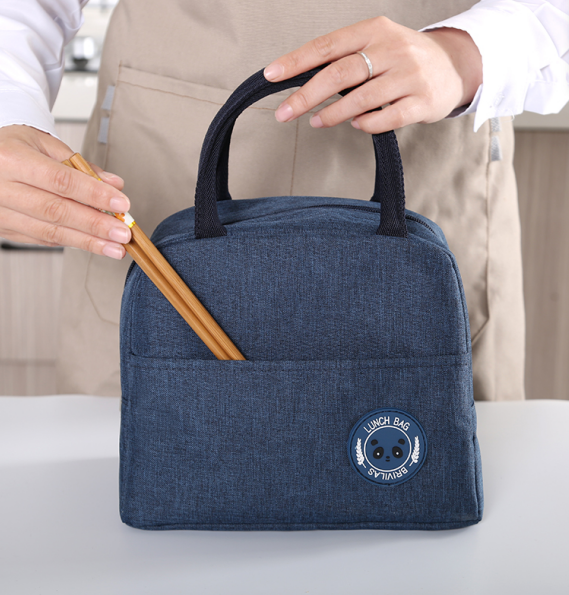 G33-1333 Simple insulated bag, fresh insulated bag, portable insulated bag, office worker insulated bag detail image 5
