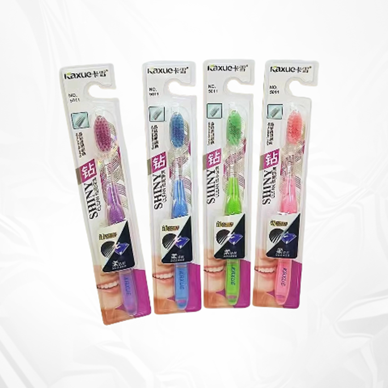 Free Mail Carsnow 5011 Toothbrush Dazzling Deep Clean Fiber Soft Bristle Delicate Brush Head Clean Tooth Seam Crystal Drill Transparent Brush Handle Specification drawing