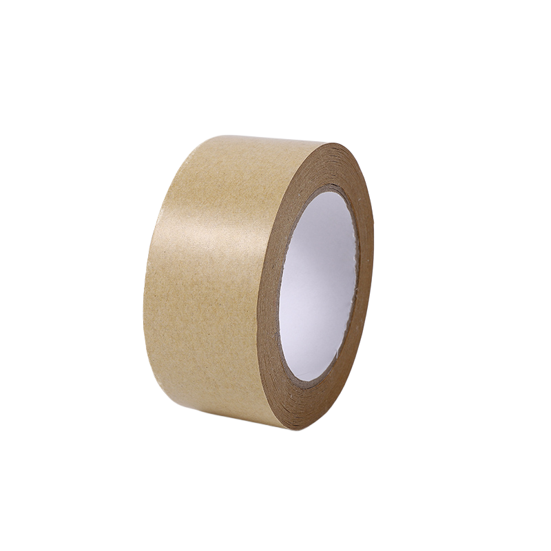 Kraft Paper Tape Strong High Viscosity Water Free Hand Tear Adhesive Tape Express Box Sealing Glue Picture Frame Big Roll Packaging Application Scenario