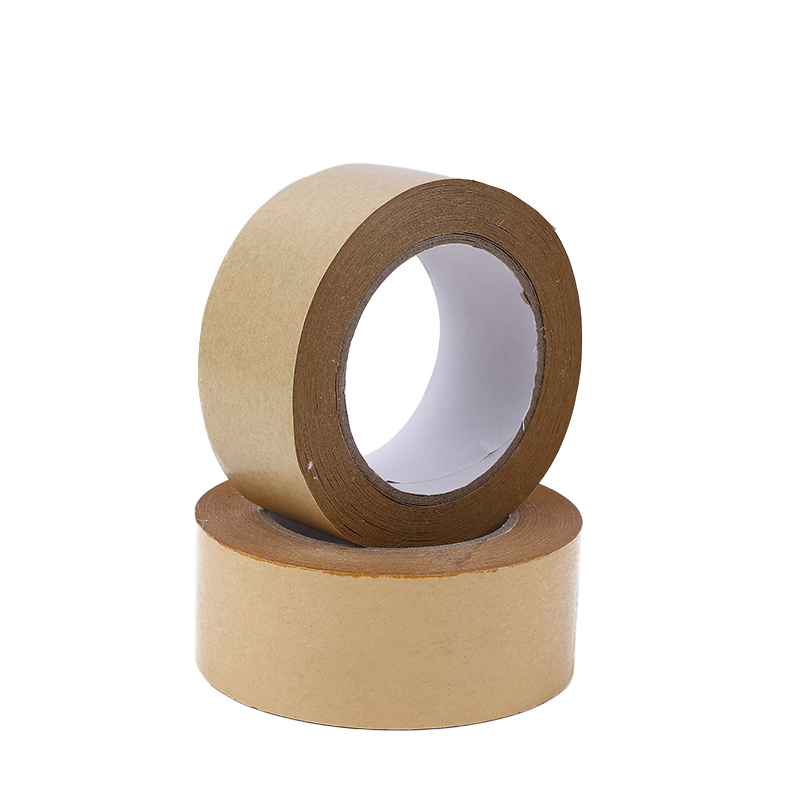 Kraft Paper Tape Strong High Viscosity Water Free Hand Tear Adhesive Tape Express Box Sealing Glue Picture Frame Big Roll Packaging details Picture