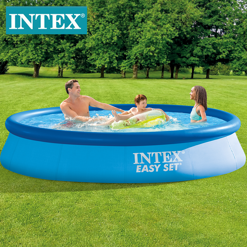 Original authentic INTEX28130 round inflatable pool Home family pool Outdoor activity pool toy thumbnail