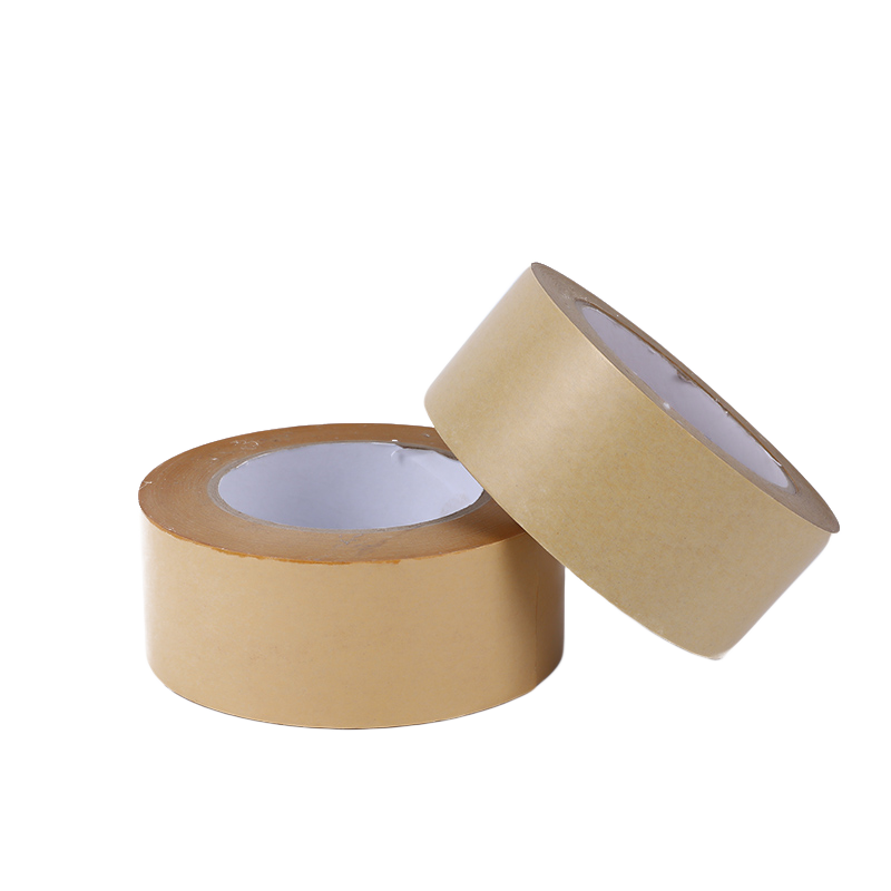 Kraft Paper Tape Strong High Viscosity Water Free Hand Tear Adhesive Tape Express Box Sealing Glue Picture Frame Big Roll Packaging Item Picture