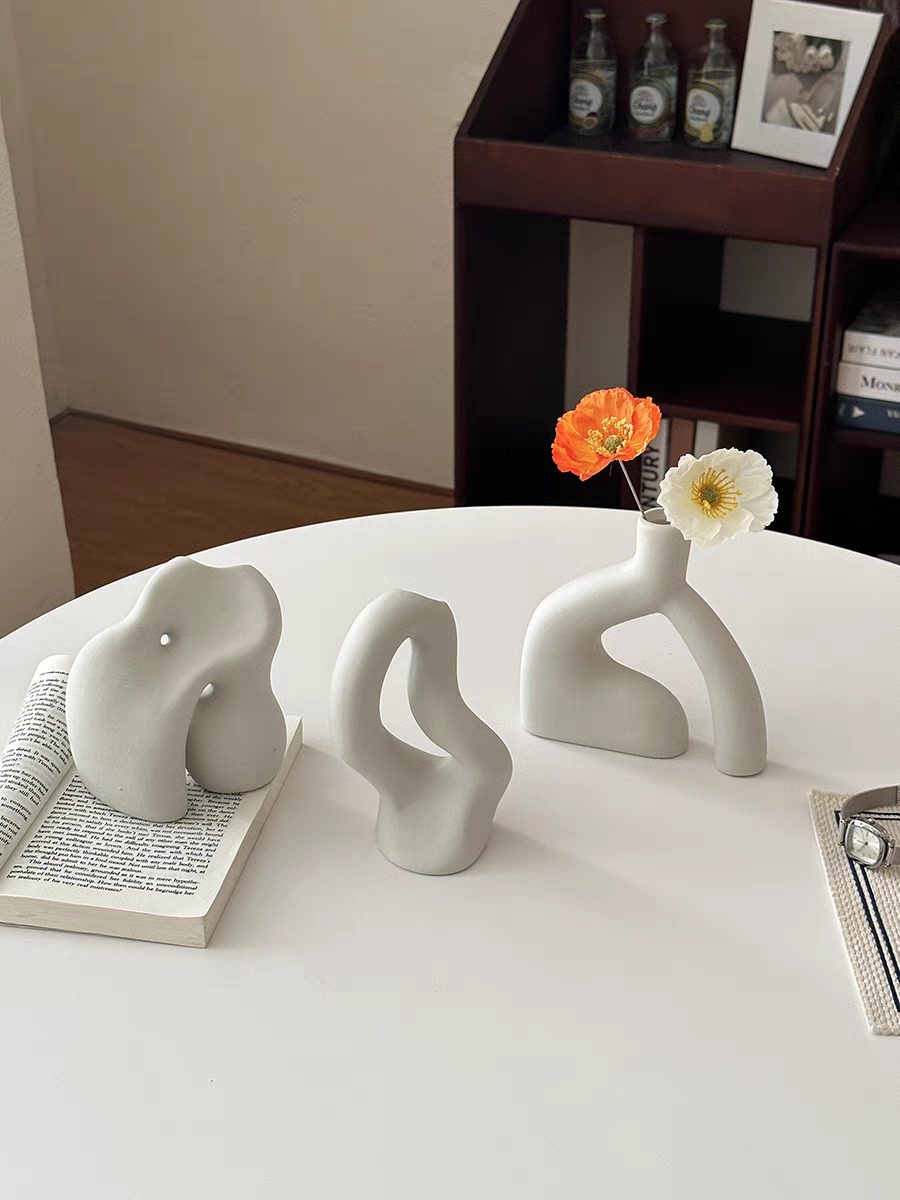 Abstract Decoration Vase Decoration Ceramic Sculpture High Sense Art Clothing Store Model Room Display Specification drawing