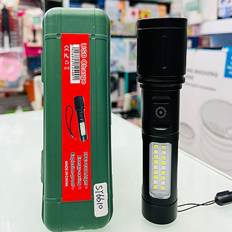 type-c白激光充电手电筒