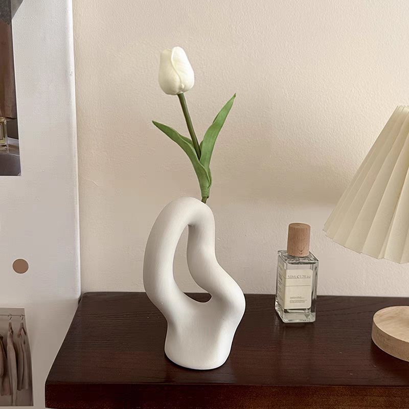 Abstract Decoration Vase Decoration Ceramic Sculpture High Sense Art Clothing Store Model Room Display Item Picture