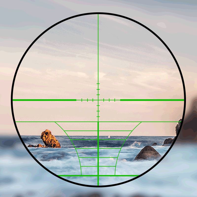 31010 firewolf VOMZ 4-12X50 fishbone mira de cinco líneas tipo de barco diferenciación multiplicación mira de alta definición mira telescópica cruz Application Scenario