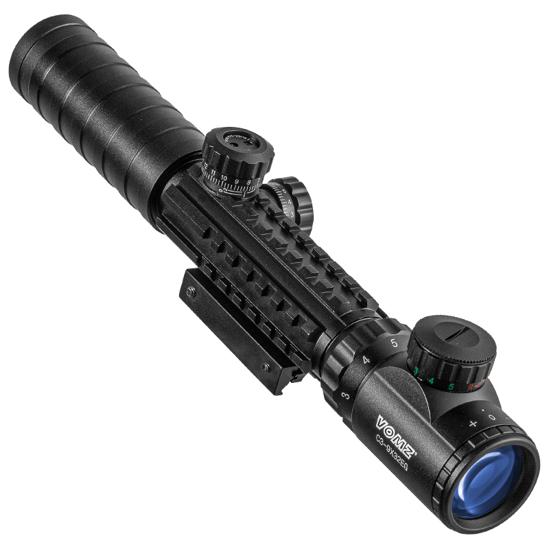 瞄准镜/十字倍镜/下挂激光/瞄准器/固定夹枪细节图