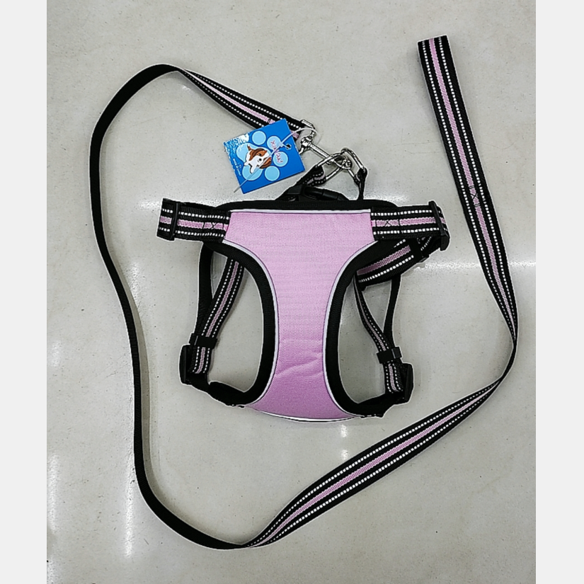 宠物用品 宠物牵引绳胸背套装 反光线牵引绳背带 狗狗安全外出必备用品详情1