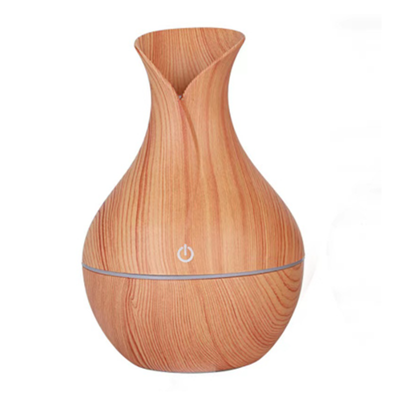Wood grain vase humidifier