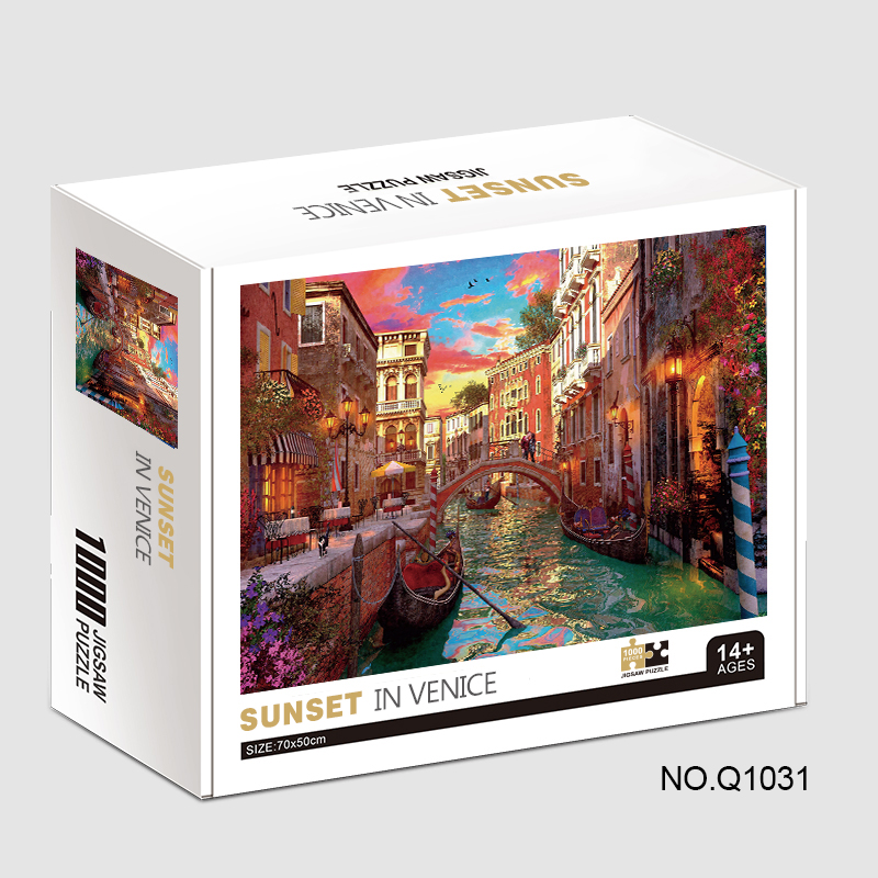 Cross-border sales Venice sunset summer Lakeside Amalfi Coast Cappadocia Positano puzzle series