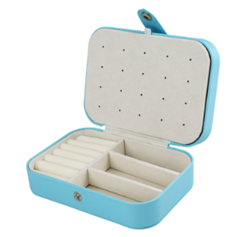 Compact and portable jewelry storage box