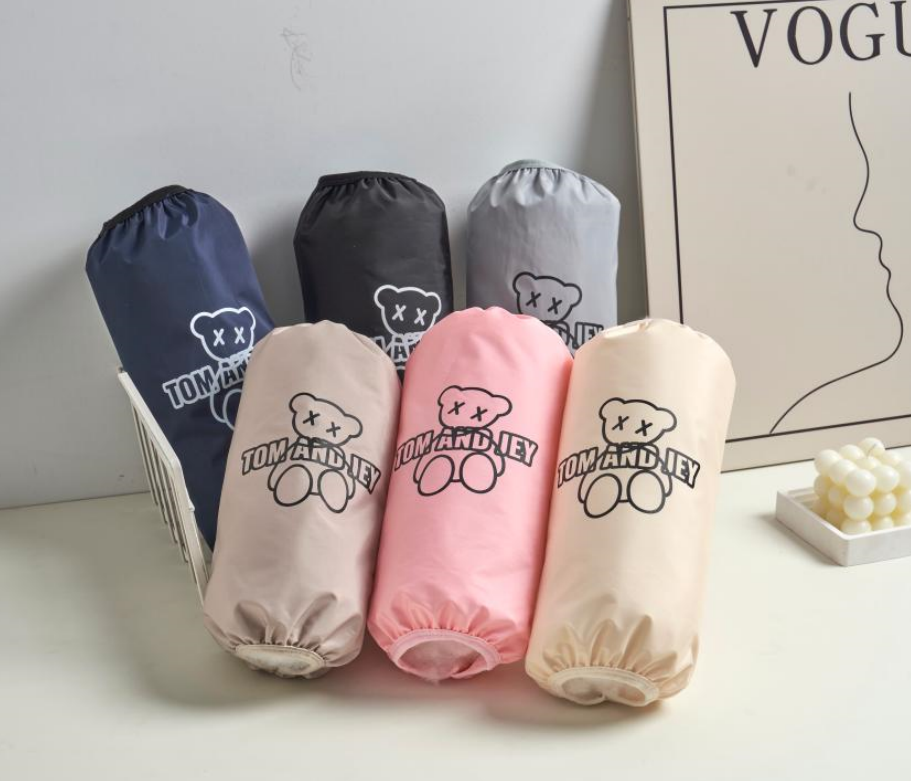 G33-1830短款袖套水晶涤纶袖套卡通字母袖套绣花袖套保暖防污袖套