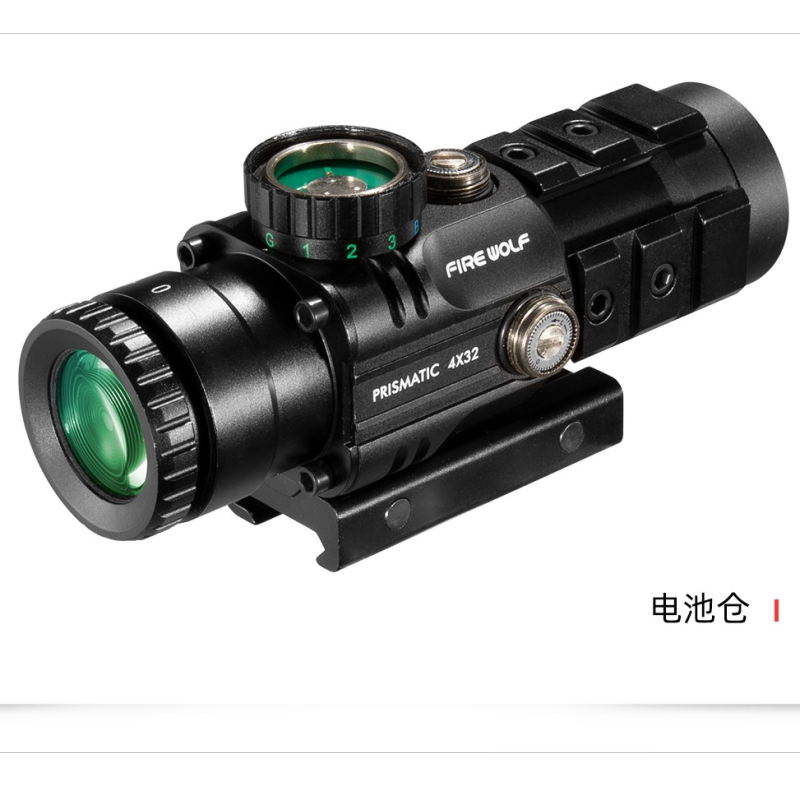 210421 4X32棱镜鱼骨寻鸟镜十字密点三面轨瞄准镜海螺镜瞄准器详情4