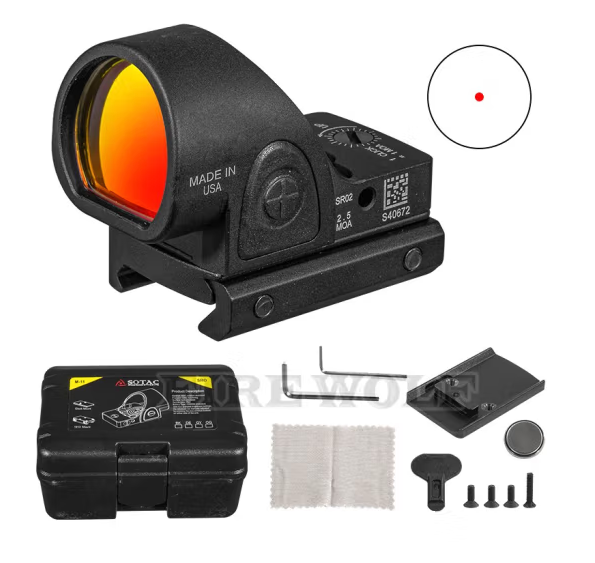 210327 Fire Wolf SRO虹膜内红点瞄准镜瞄准器寻鸟镜无倍数望远镜礼盒版详情13