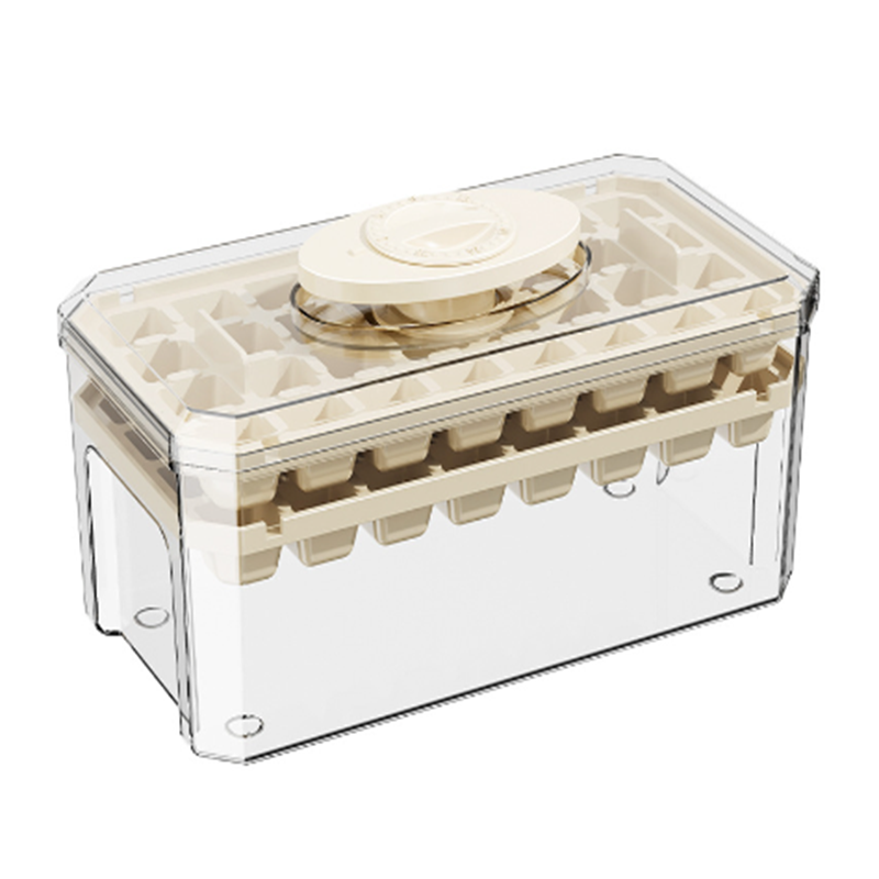 64-compartment press set of ice cube trays