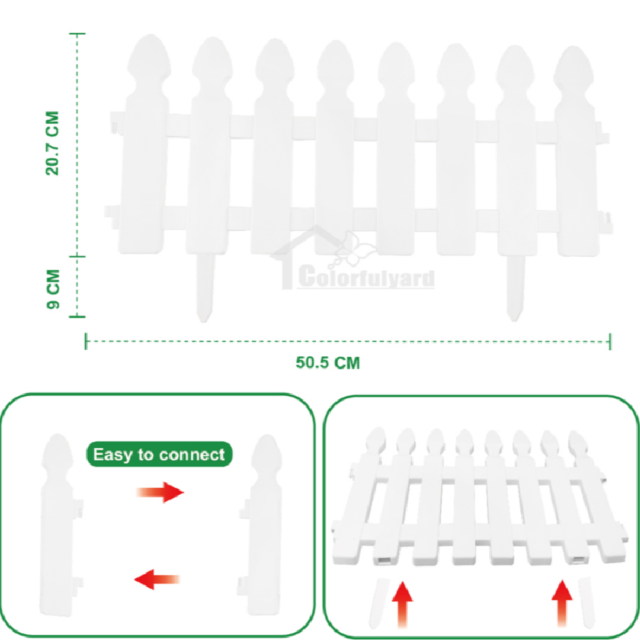 栅栏/草坪护栏/篱笆/花园围栏/庭院隔离绿化带/GARDEN FENCE详情6