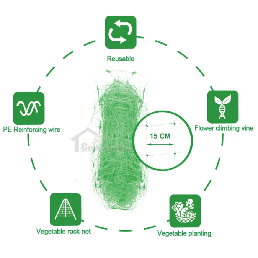 植物攀爬网/防鸟网/防虫保护网/绿植防护网 /拦鸟网/Plant NET详情6