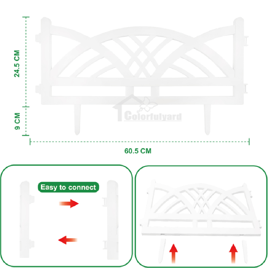 栅栏/花园围栏/草坪护栏/篱笆/庭院隔离绿化带/GARDEN FENCE详情6