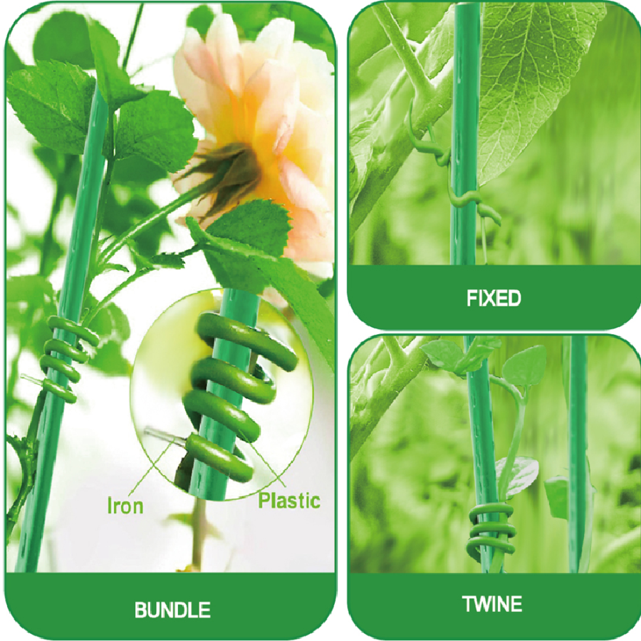 园艺扎带/植物软扎线/爬藤植物固定扎带/捆线/包塑扎线 / TWIST TIE详情7