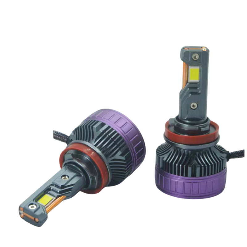 Automotive LED headlights 90W high-power high beams H1H4H11 three-way tube modification lights Item Picture