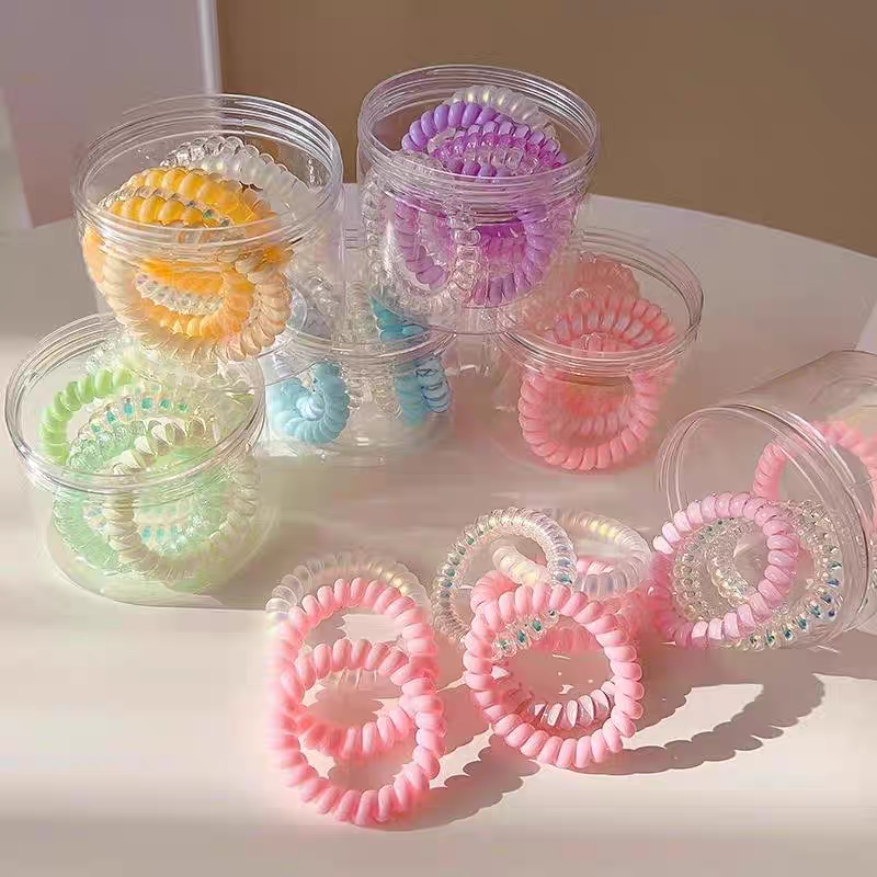 Fashionable women's accessories: Large intestine hair bands, hair accessories, headwear, hair bands, hair ties, rubber bands, hair clips, trendy hair accessories, exquisite headwear sets details Picture