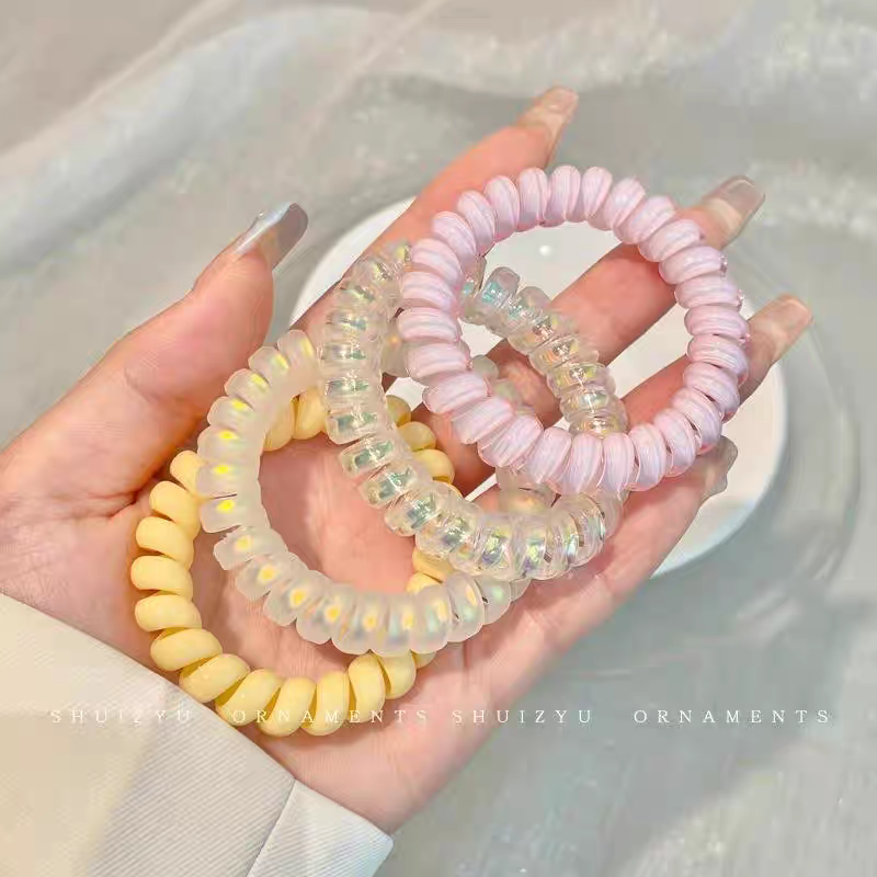 Fashionable women's accessories: Large intestine hair bands, hair accessories, headwear, hair bands, hair ties, rubber bands, hair clips, trendy hair accessories, exquisite headwear sets Item Picture