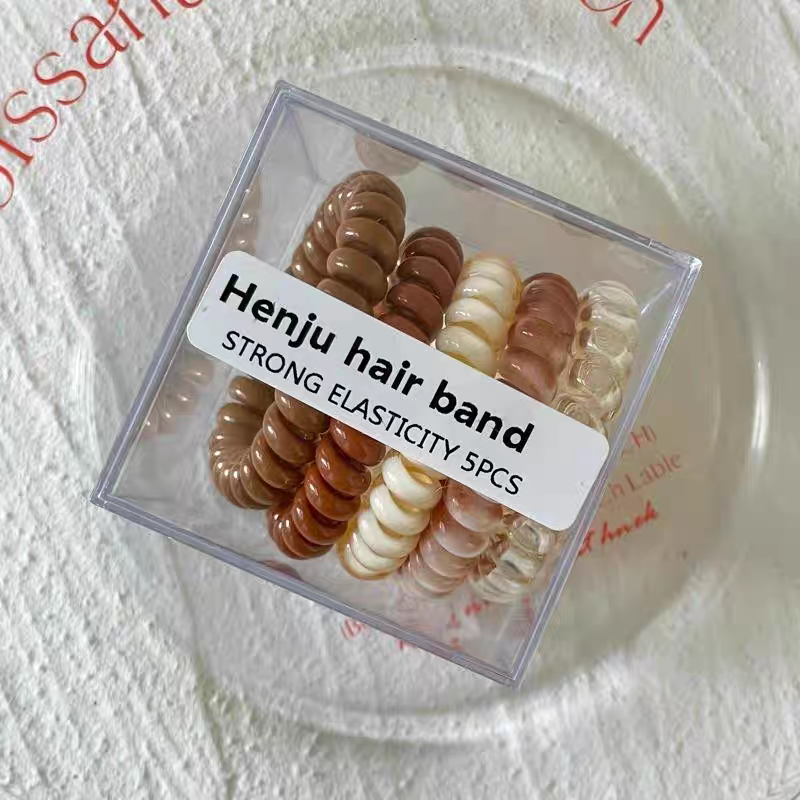Fashionable women's accessories: Large intestine hair bands, hair accessories, headwear, hair bands, hair ties, rubber bands, hair clips, trendy hair accessories, exquisite headwear sets Specification image
