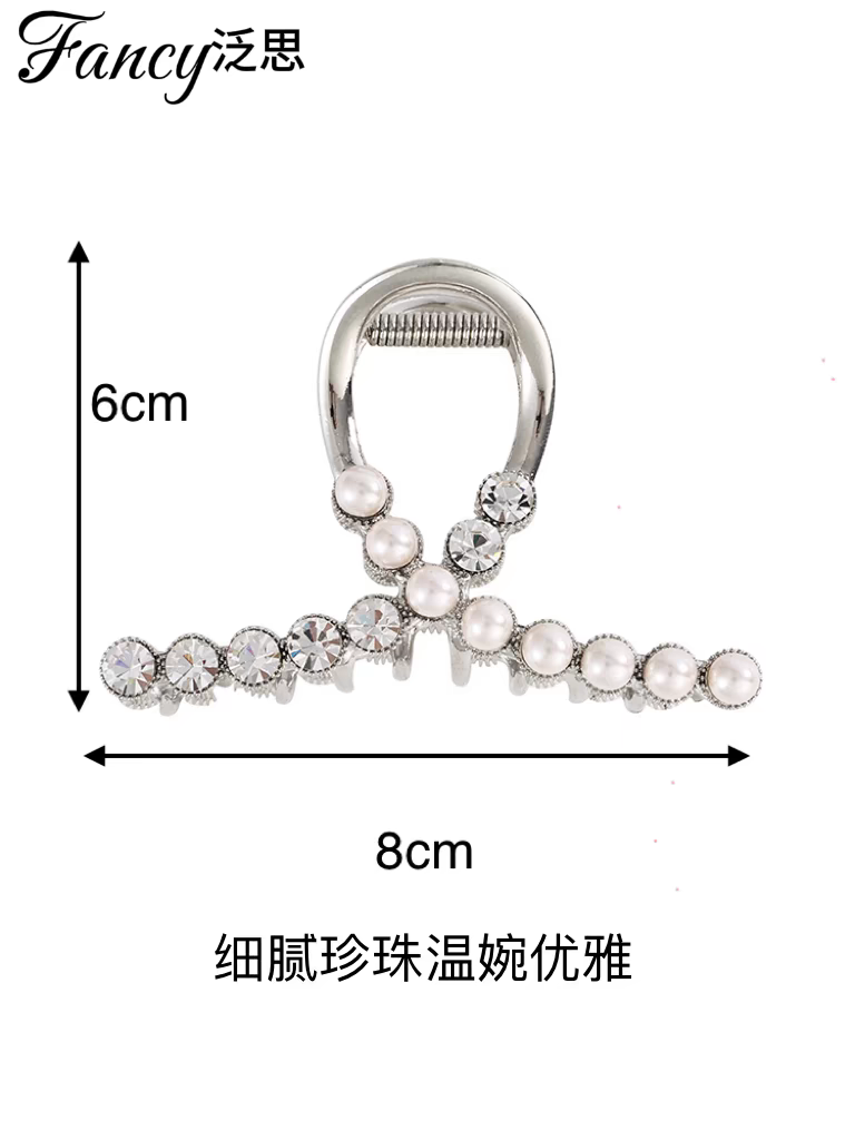 High-end large clamp silk scarf headwear, hair tie, elegant ladies' hair tie, hair accessory, simple and fashionable accessory, rubber band headwear, hair tie, daily accessory, good helper for hair care, hair accessory details Picture
