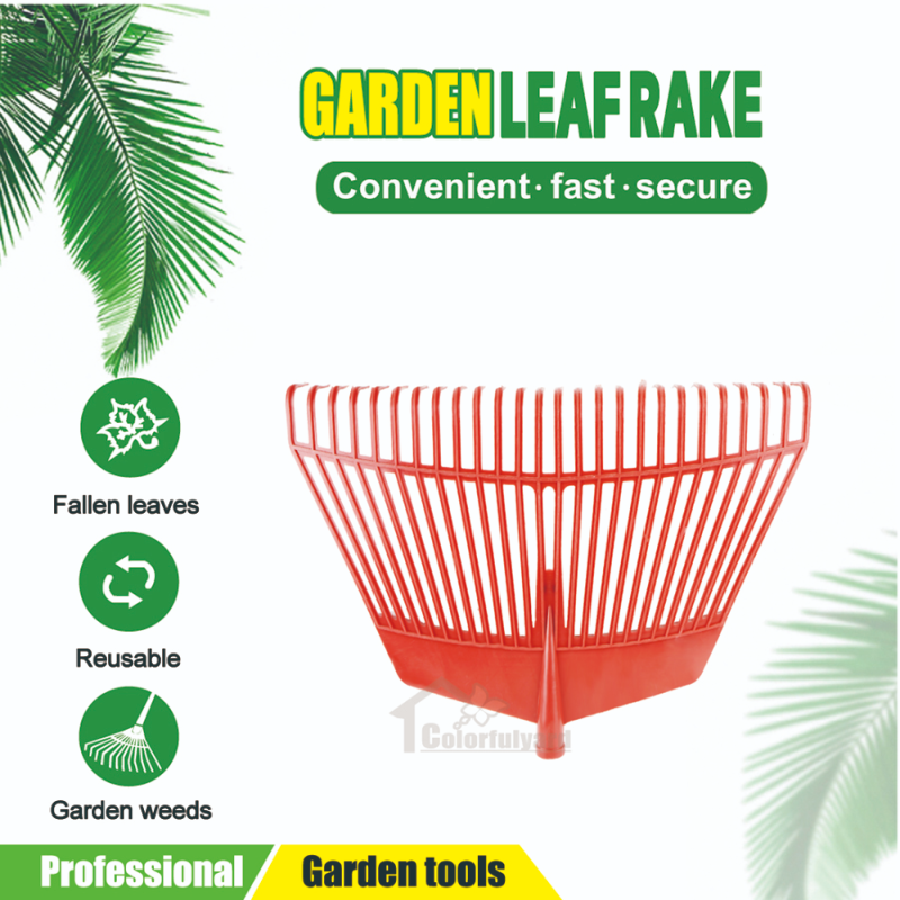 草耙/枯叶耙/落叶耙/钢丝耙/塑料草耙/GARDEN LEAF RAKE详情2