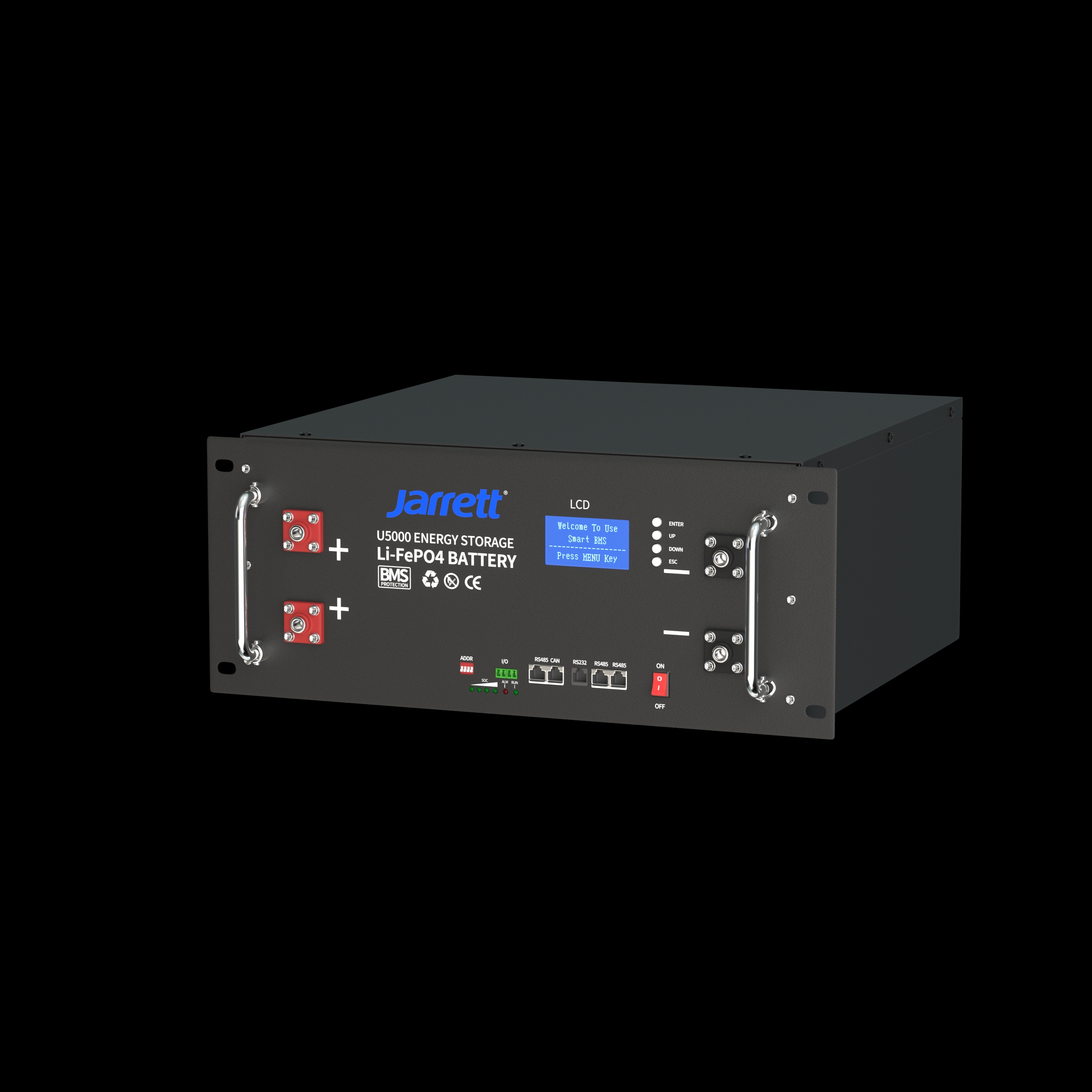Jarrett Jelco Rack Type Lithium Battery Stability Strong Lithium Battery Solar System Specification drawing