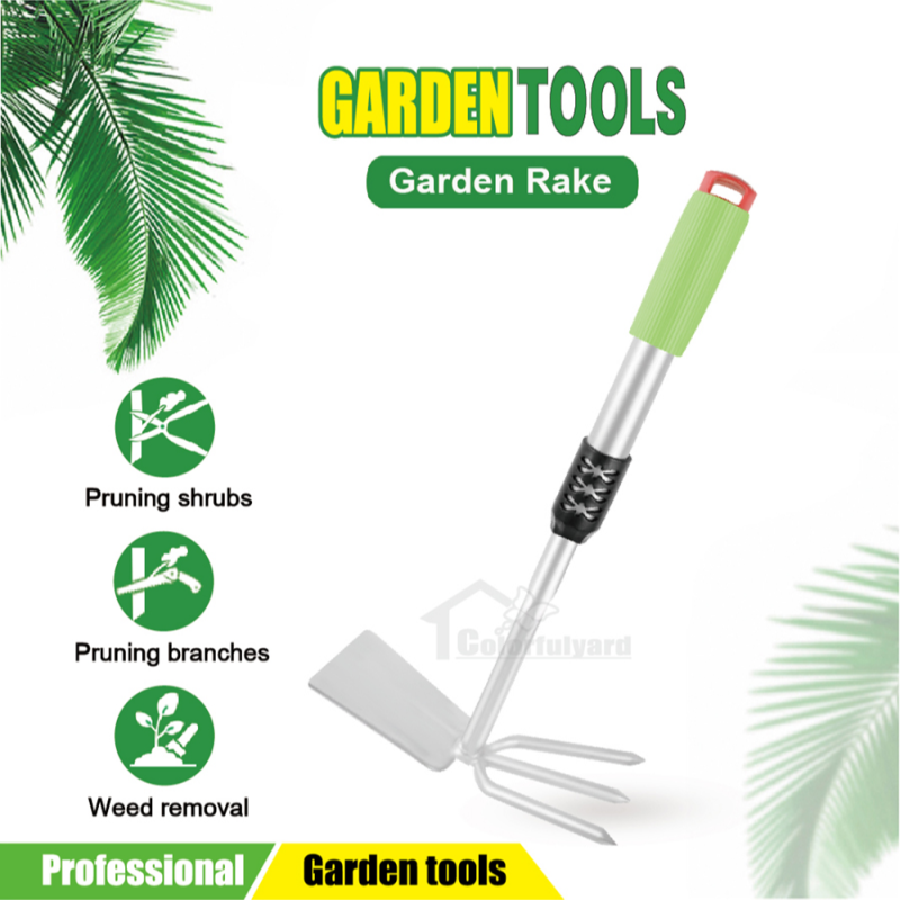 园林锄头/耙子/种花铲/园林花铲/枯叶耙/落叶耙/GARDEN TOOLS详情2