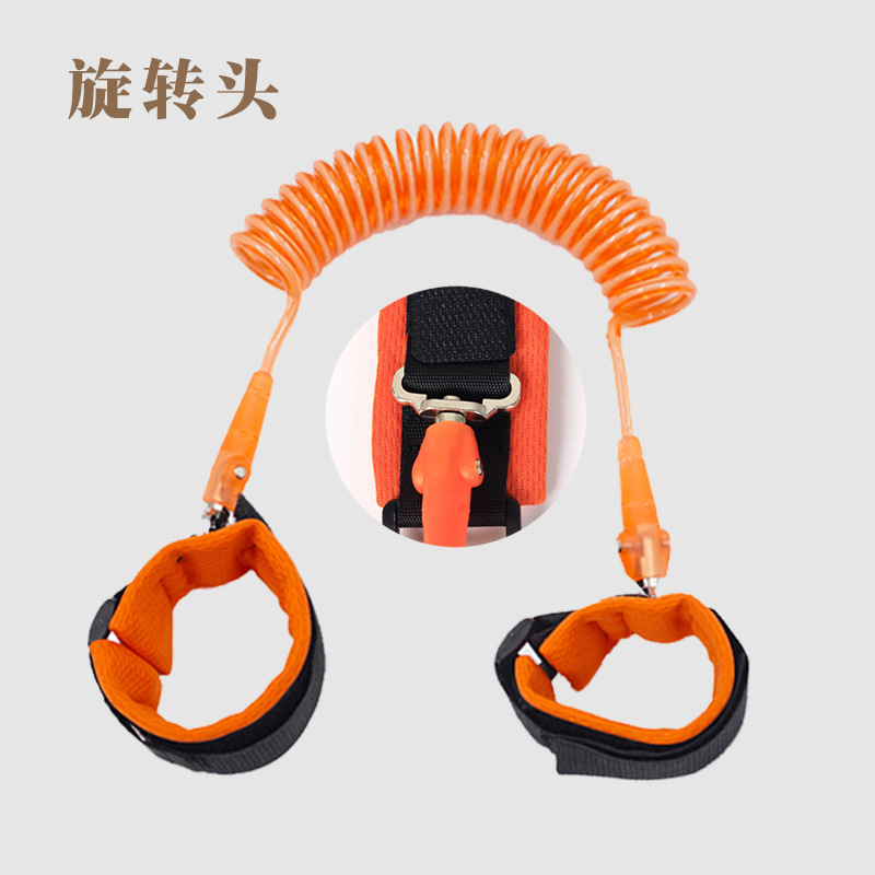 热销款儿童防走失带牵引绳防丢失手环宝宝安全溜娃神器情侣防丢绳