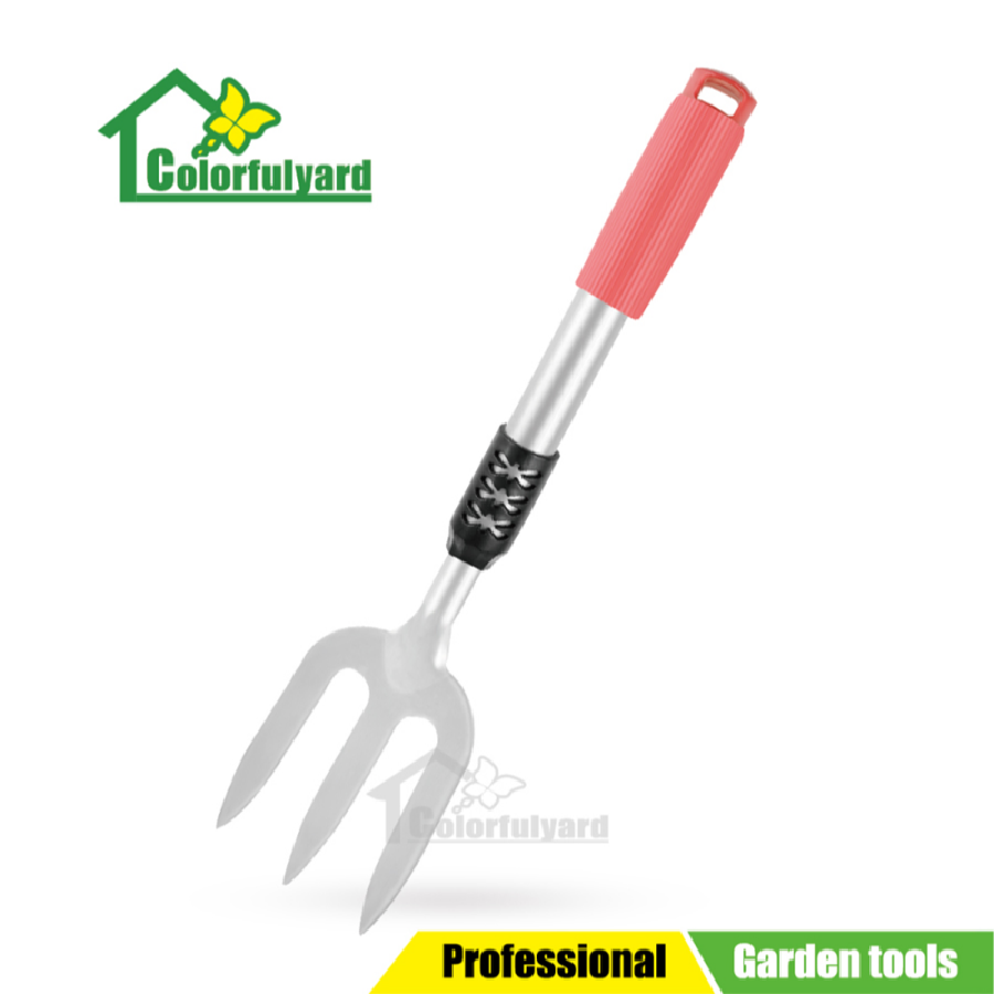 园林三叉铲/种花铲/园林锄头/园林花铲/枯叶耙/GARDEN TOOLS