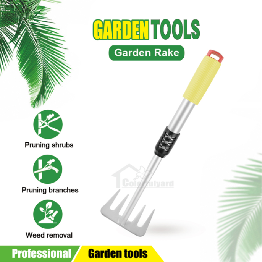 园林耙/园林锄头//种花铲/园林花铲/枯叶耙/落叶耙/GARDEN TOOLS详情2