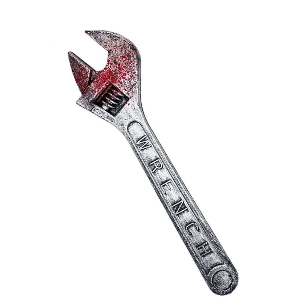 Plastic simulation wrenches, cosplay props for the comic show, Halloween prank props, open-end wrenches, adjustable wrenches Item Picture