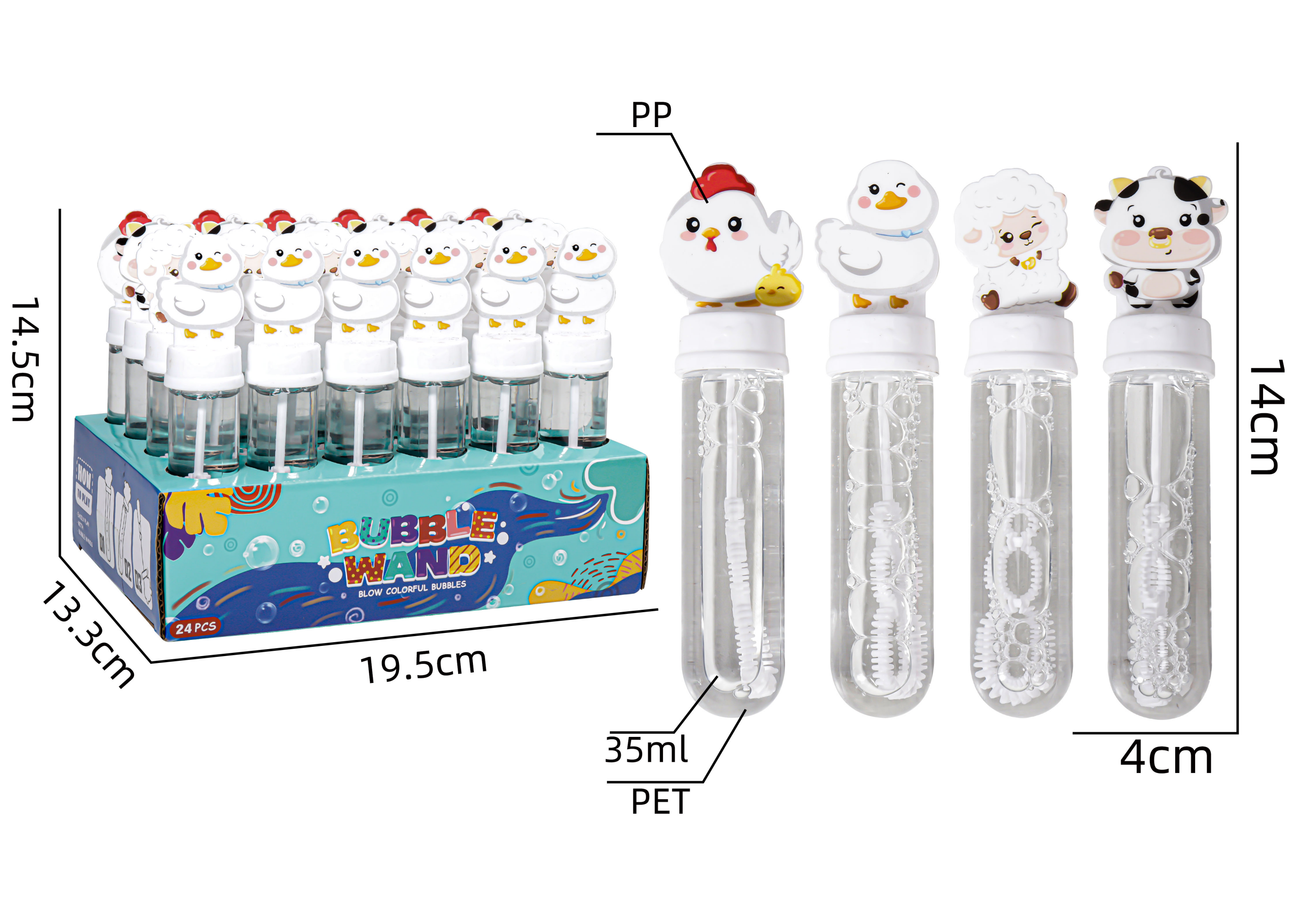 Best-selling handheld mini children's bubble stick small bubble-blowing toy Specification image