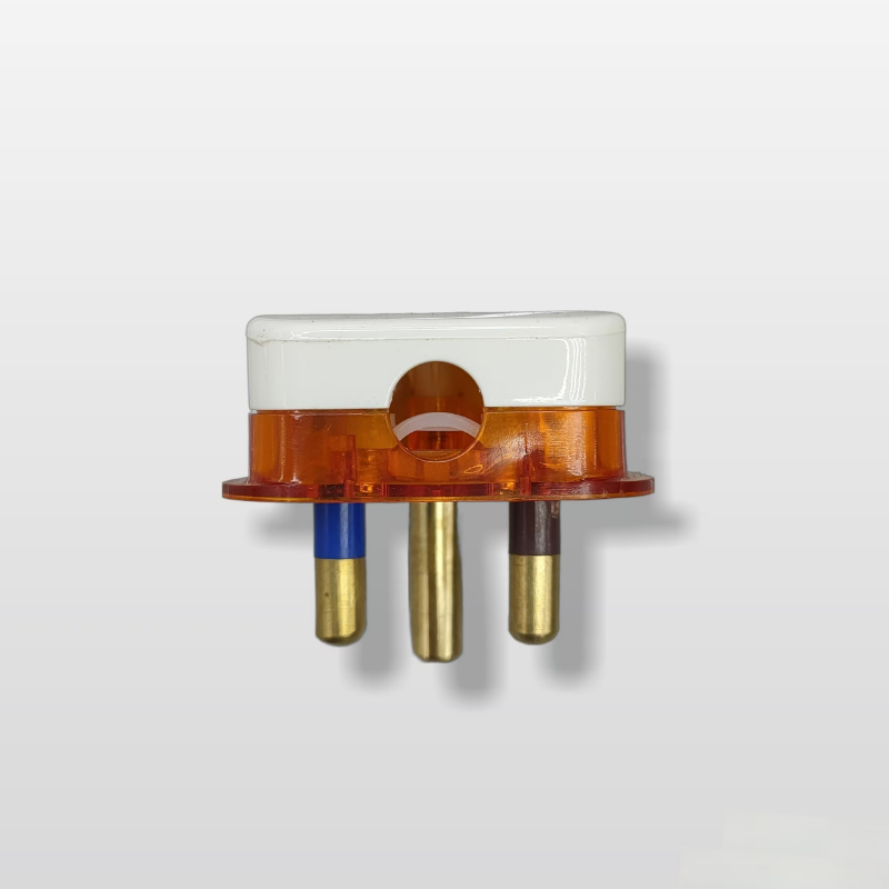 American-style orange and white plugs with indicator lights for electrical products details Picture