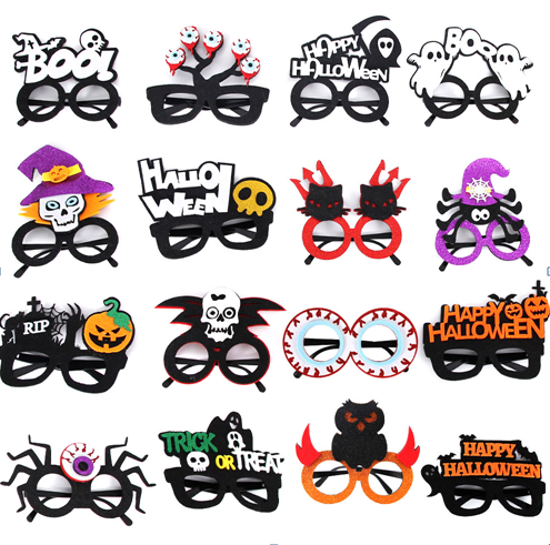 万圣节蕾丝舞会面具 塑料镂空狐狸面具 半脸威尼斯面具细节图