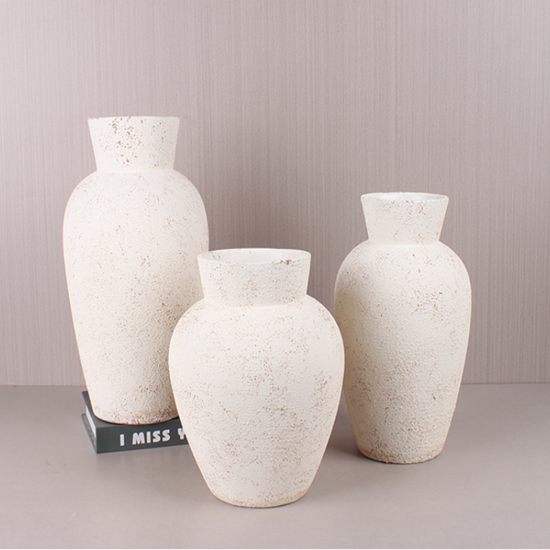 Antique, simple and modern style ceramic vase model room, living room wedding decoration items, living room furnishings, home decorations Specification image
